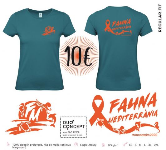 FAUNA MEDITERRANEA CAMISETA SOLIDARIA MUJER